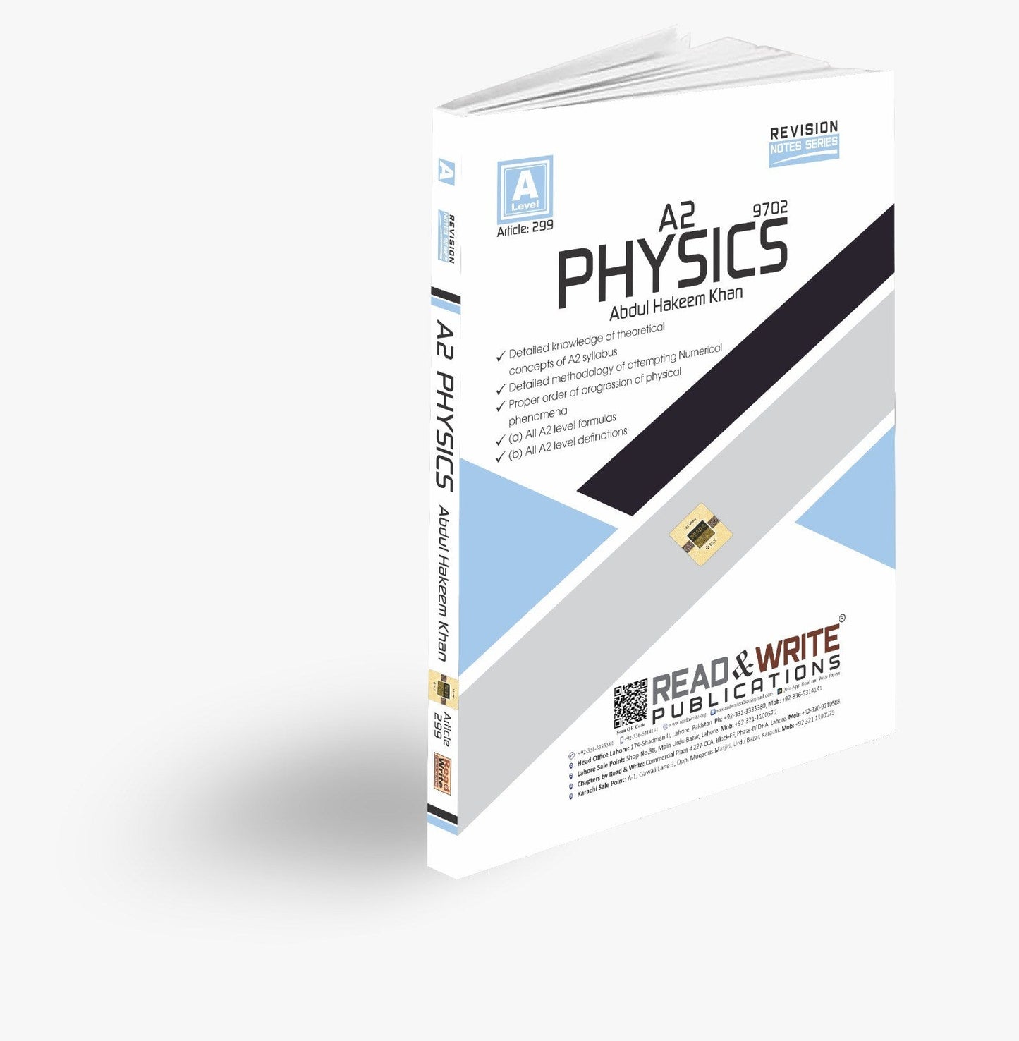 299 Physics A2 Level Revision Notes Series 9702