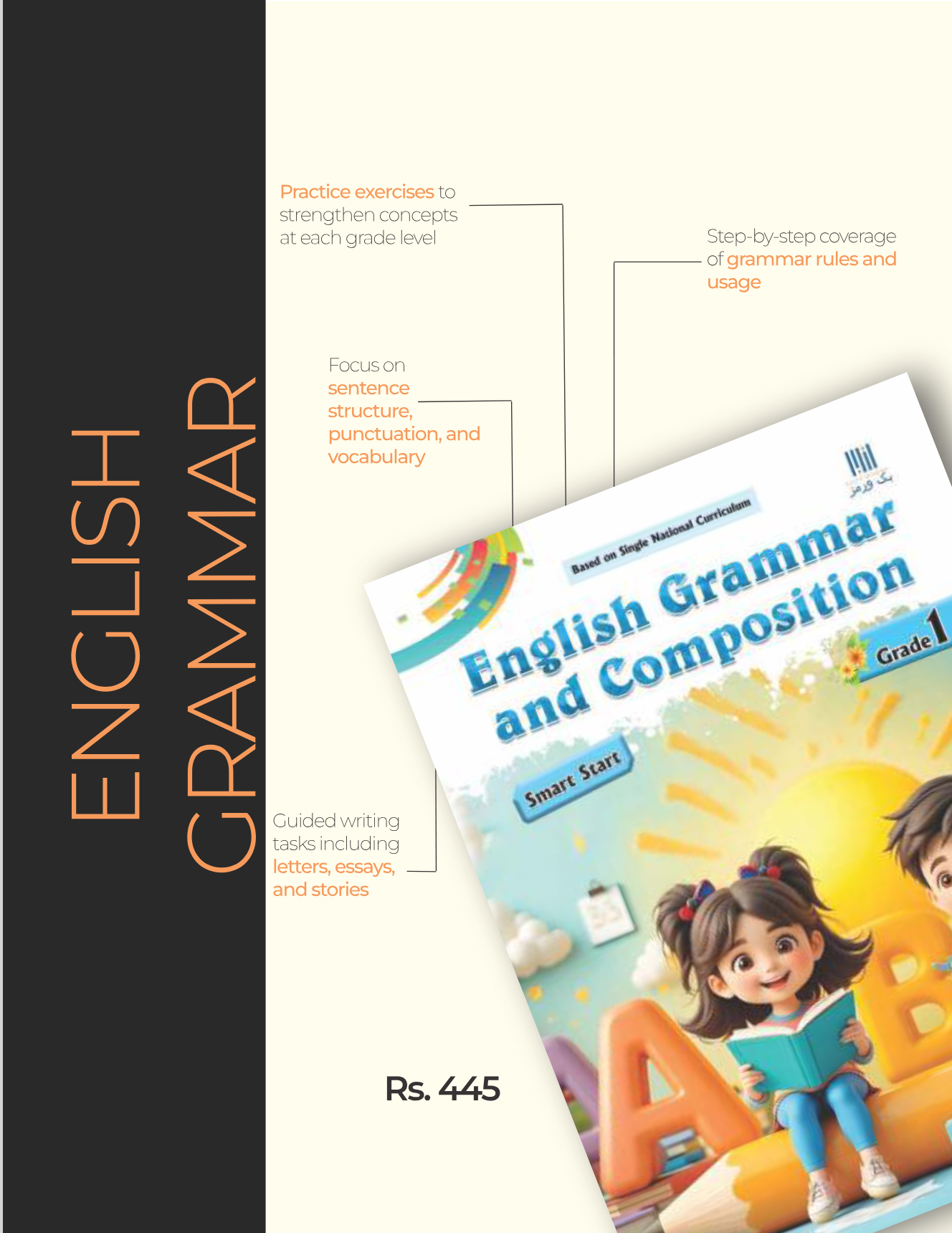 English Grammar and Composition Book for Grade 1