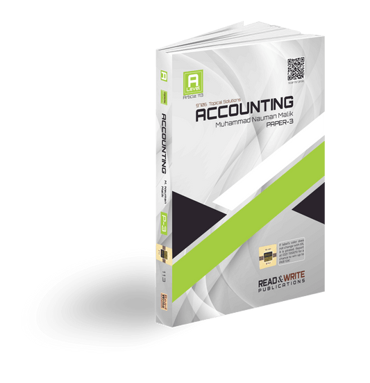 113 Accounting AS Level Paper-3 Topical Worked Solutions