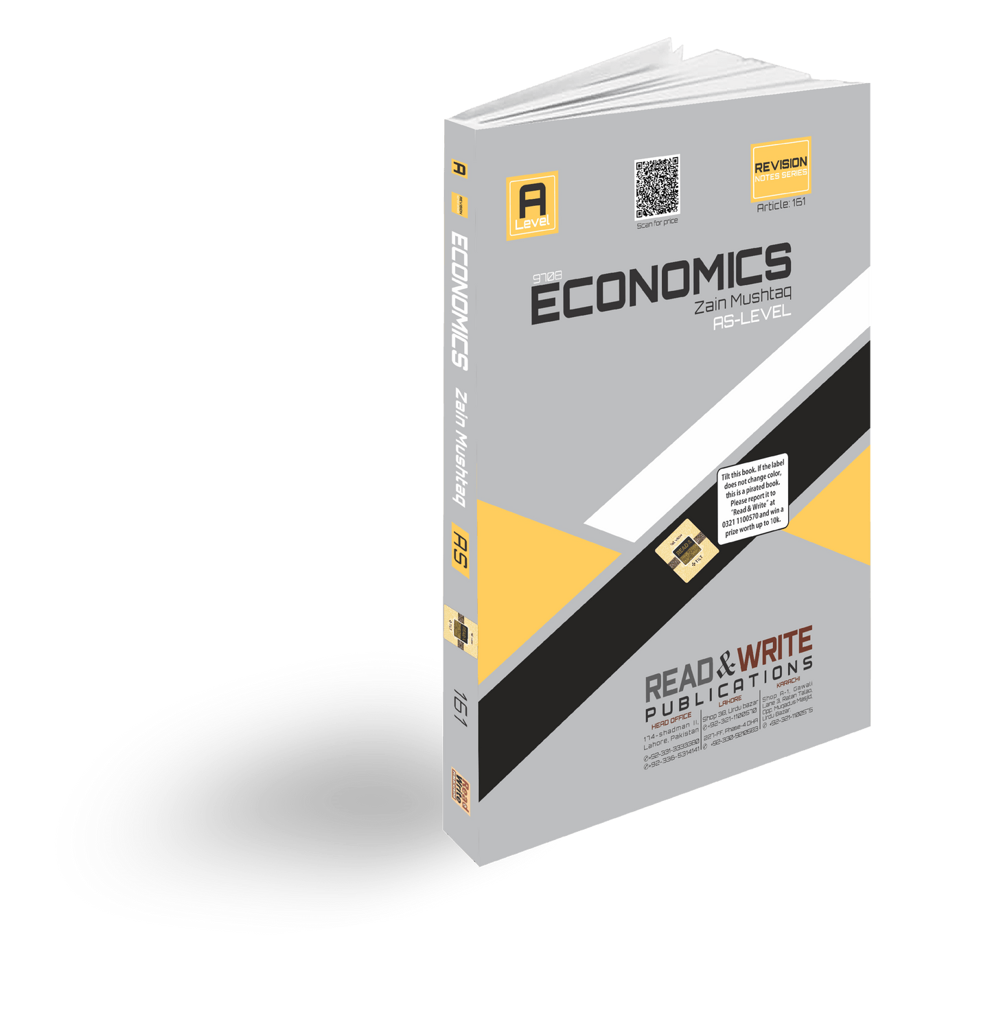 161 Economics As Level Revision Notes Series By Zain Mushtaq
