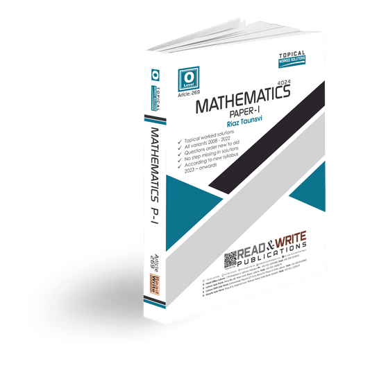 269 Math O Level Paper-1 Topical Worked Solution By Riaz Taunsvi
