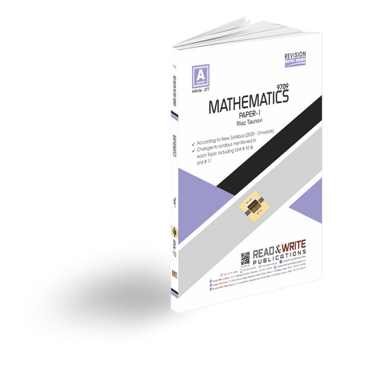 277 Mathematics A Level Paper -1 Revision Notes