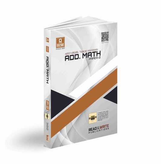 382 Add Mathematics O Level Paper-2 Topical Workbook By Editorial Board