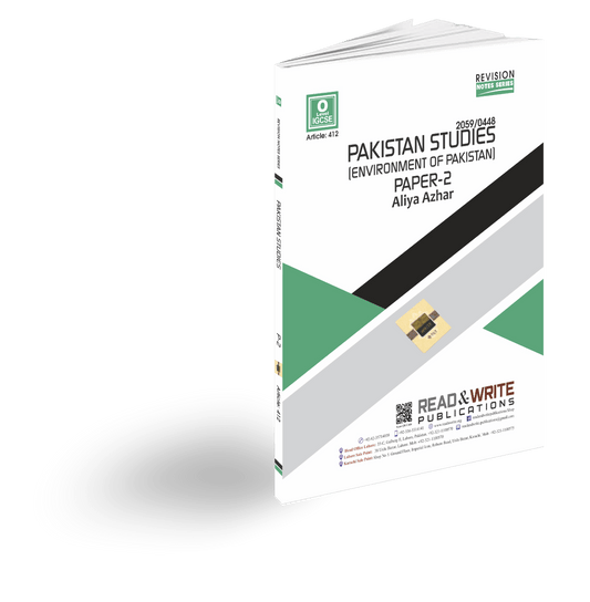 412 Pakistan Studies O-Level/IGCSE Paper-2 Environmental of Pakistan