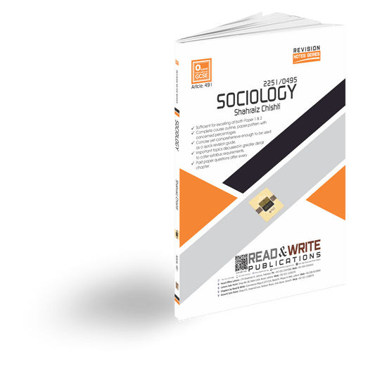 491 Sociology O Level Topical Past Papers and Notes
