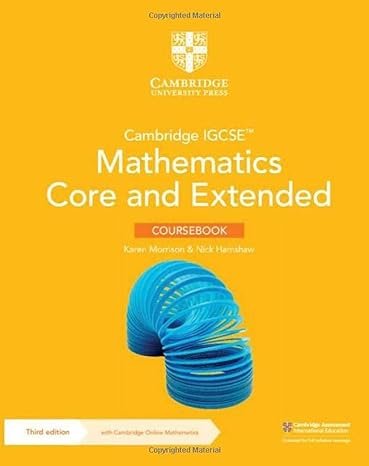 Cambridge IGCSE Mathematics (Third Edition)