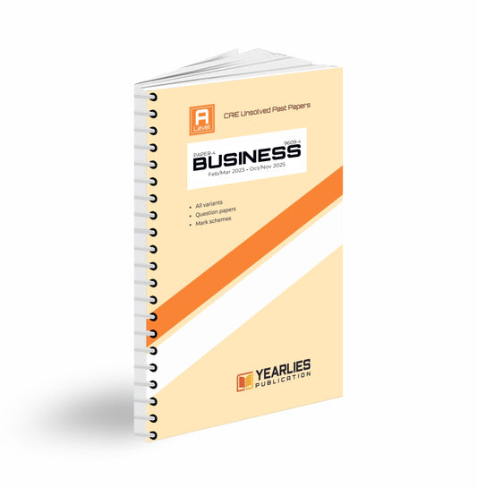 9609-4 Business A Level Paper 4 Yearly Past Papers (MJ 2021–ON 2025)
