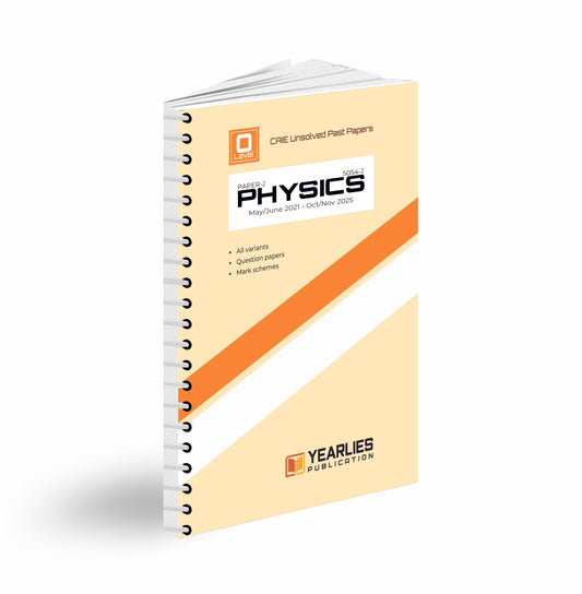 5054-2 Physics O Level Paper 2 Yearly Past Papers (MJ 2021–ON 2025)