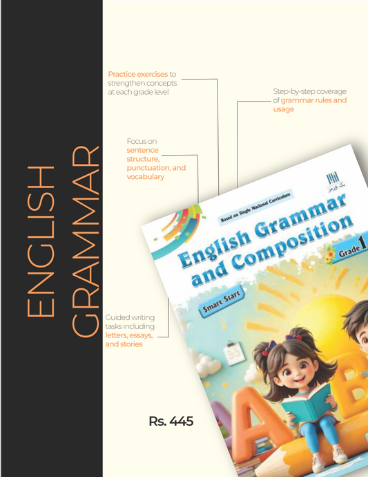 English Grammar and Composition Book for Grade 1